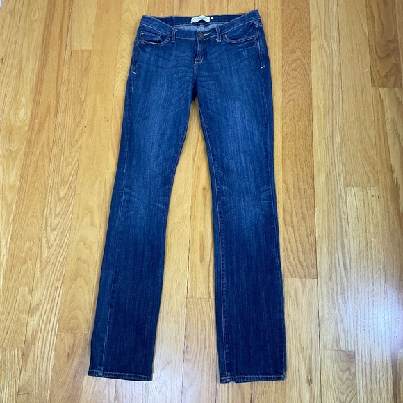 Abercrombie & Fitch Jeans Low Rise Straight Leg Long Erin (4 L) - Picture 2 of 8